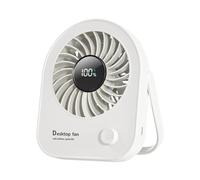 Portable Desk Fan 4-Speed Rechargeable Quiet Cooling Handheld | Portable Desk Fans Small Quiet for Home Office Bedroom Dorm Outdoor Travel Camping Summer Beach Cruise