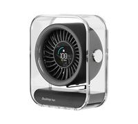 Portable Desk Fan - Mini Personal Cooling Fan, Powerful Air Flow Table Device | 100 Adjustable Speed Levels, 30 Degree Angle Rotation, USB Bed Fan for Office Car -Travel Home Use