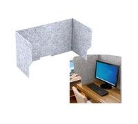 Portable Desk Privacy Panel - Sound Absorbing Office Divider for Noise Reduction, Foldable Free Standing, Ideal for Home & Work Spaces