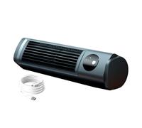 Portable Desktop Air Conditioner - Compact 3 n 1 Fan with Automatic Head Shaking and USB Charging | Room Cooler for Bedroom, Car, and Offices, Vertical Oscillation Bladeless Fan for Home Cooling