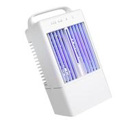 Portable Desktop Air Cooling Fan With 3 Speed Setting Cooling Fan 4H Timer Function For Dormitory Study Office Desk With LED Light