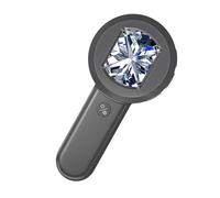 Portable Desktop Magnifier with Ergonomic Display 8 LED Illuminations for Coin Collector Designers and Electronics Handheld Digital Microscope for Coin Inspection