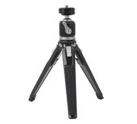 Portable Desktop Mini Tripo, Lightweight Aluminum Selfie Stick Tripod Handle Grip with 360 Degree Ball Head, 1/4 Inch Screws, for Camera, Phone, Webcam, Load Capacity 4 kg