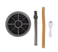 Portable Desktop Range Hood Removable Strong Suction Power Adjustable Angle 3 Speeds Cordless Exhaust Fan for Home Kitchen Barbecue Indoor Outdoor Cooking Camping Picnic (Beige)