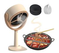 Portable Desktop Range Hood, Small Cooker Hood with Detachable Filter, Convenient Hood Vents, Kitchen Exhaust Fan for Indoor Bbq, Hot Pot, Kitchen