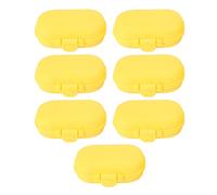 Portable Detachable Safe Mini 4 Compartments Organizer for Outdoor Travel (Yellow)