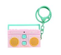 Portable Device Keychain Easy Button Control Lightweight Design for Students Meetings Miniature Recorder Voice Student Travel Memo Gramophone Easy Operating