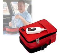 Portable Dialysate Warmer Bag for Peritoneal Dialysis, 2.5L Intelligent Heating Pouch with 12V & 110V(220v) Adapters, Travel Thermal Case for Car, Vehicle & Home Use