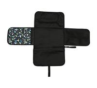 Portable Diaper Changing Pad, Portable Waterproof Baby Diaper Changing Pad Travel Diaper Change Mat Foldable Baby Changing Mat for Baby Shower Newborn Unisex Grey[Color Geometry]