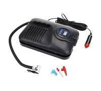 Portable Digital 12V Air Compressor Tyre Inflator Pump With 3-Piece Adapter Kit For Cars, Bikes, And Inflatables