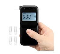 Portable Digital Alcohol Tester Professional Detector Breathalyzer Police Alcotester LCD Display Drunk Driving Test(Style 2)