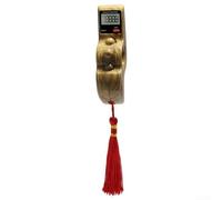 Portable Digital Bead Counter for Meditation Practices, LCD Display for Tracking Prayer Counts up to 99,999 (Peach wood)