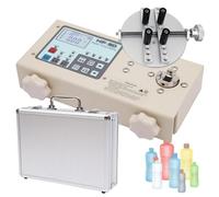 Portable Digital Bottle Cap Torque Meter Tester, Precision Torque Gauge with LCD Display, 10-160mm Adjustable Clamping Diameter, 2 Mode and 3 Types of Units Switching HP300