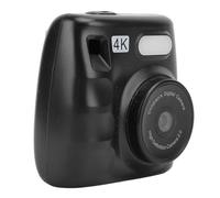 Portable Digital Camera 48MP Dual Lens 1080P Resolution 2.0 Inch IPS Screen HD Camera with LED Fill Light for Students (Black)