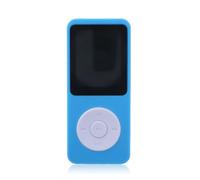 Portable Digital Display MP3 Radio Player Camping Running Jogging Sports Rechargeable Video Music Playing Speaker Blue 32G