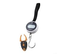 Portable Digital Fishing Scale 30kg High Precision LCD Hanging Weigher with | Anti-Sway Hook and Strap Multi-Unit Conversion g kg lb oz Backlit Display for Outdoor Camping Luggage Baggage Weighing Black