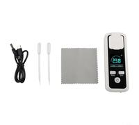 Portable Digital for Brix Meter Handheld Refractometer with 0-32% and 0-55% Range, IPX6 Waterproof Fruit Sweetness Tester, Juice Sugar Analyser, Wine Sugar Content(JBM-10)