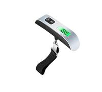 Portable Digital Hanging Scale, 50kg Backlit Luggage Scale with Hook or Strap for Suitcase Travel or Shipping(Tape)