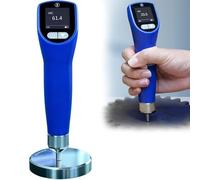 Portable Digital Hardness Tester with Dual Probes, Stores 9 Data Sets, Measures Minimum Thickness 5mm for Various Metal Testing Applications