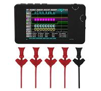 Portable Digital Logic Analyzer 4 Channels, 2.8in TFT LCD Display, 100MHz Sampling Rate - Compact Device, Protocol Analysis, Automotive and Electronics Testing