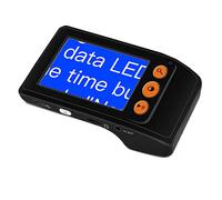 Portable Digital Magnifier, 3.5 Inch Electronic Reading Aid, 2X-25X Zoom, 8 Color Modes, AV/TV Output, Perfect for Low Vision, Color Blindness, Reading and Viewing