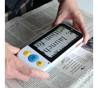 Portable Digital Magnifier with 12 Color Modes, 2-32x Zoom, TV Output, Memory Function for Low Vision Reading Aid