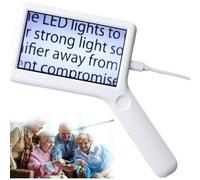 Portable Digital Magnifier with 4.3-inch HD Screen, 3x/5x/10x Zoom & 6 LED Lights, Essential Reading Aid for Low Vision & Visually Impaired, Ideal for Seniors & Maintenance Inspections