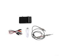 Portable Digital Oscilloscope 10MHz Bandwidth 2-Channel Scope - Auto Measure Function for Mobile Phone Car Repair Tools Set(Host+1clamps+1probe)