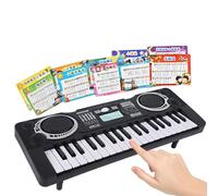Portable Digital Piano - 37 Key Instrument, Musical Toy with Multifunctional Features, Learning Keyboard with Built In Sounds, Music Gear, Educational Tool for Developing Creativity Rhythm Skills