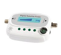 Portable Digital Satellite Finder, Signal Finding Meter with Compass Alarm Buzzer
