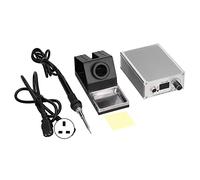 Portable Digital Soldering Station Kit with AC T12 Heating System - Thermostatic Electric Soldering Iron - 150 to 480 Celsius Temperature Range - Automatic Sleep and Calibration