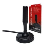 Portable Digital TV Roof Aerial, Magnetic Mount DVB-T Aerial for Motorhome Caravan Boat Car Freeview and DAB Antenna