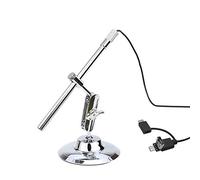 Portable Digital USB Microscope Inspection Magnifier IP67 Waterproof Camera Built-in 8 LED Lights with Advanced CMOS Sensor 10X-200X Magnification for Android Smartphones PC Computers Laptops