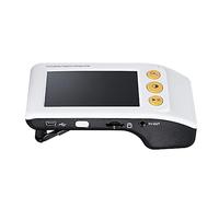 Portable Digital Video Magnifier Electronic Reading Aid 3.5 Inch LCD Screen for Low Vision 2x-25x Zoom Foldable Handle, Handheld Magnifier Reading Aids for Color Blindness,White