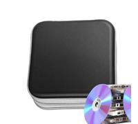 Portable Disc Holder, Compact Storage Case, 6.10 Inches Electronics Organizer with 40 Capacity, Authentic Case, Storage Box with Secure Closure, Disc Organizer for Travel Movie Video