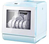 Portable Dishwasher, Countertop Compact Dishwasher for Apartment, Condo, RV, Office Other Small Kitchens, Low Noise Level, Energy Efficient Design