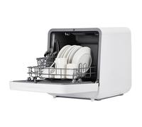 Portable Dishwasher Countertop with Large LED Display - No Plumbing Needed, 5L Built-In Tank & Faucet Dual Inlet, Self-Priming Pump, 72℃ High-Temp Drying for Sanitizing, Compact for RV/Apartment/Dorm