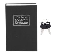 Portable Diversion Book Safe, Secret Hidden Lock Box Money Saving Box Money Storage Collection Box Secret Book Hidden Safe Portable Metal Safe Box Secret Hidden Metal Lock Box with Key Lock