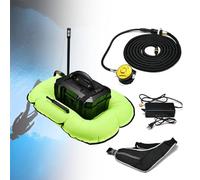 Portable Diving Rebreather System, Rechargeable Tankless Scuba Gear with 49ft Hose & Regulator, Underwater Breathing Device for Divers, D3000-Black