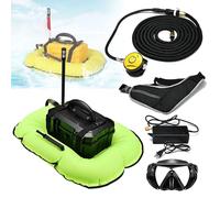 Portable Diving Ventilator, Wireless Circulating Water Cooling Heat Dissipation, Rechargeable Scuba Diving Tank for Underwater Use