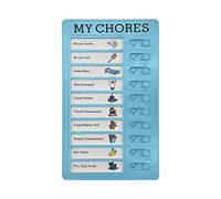 Portable DIY Chore and Reminder Chart for Home and Travel Versatile to-Do List and Checklist Board Ideal for Adults Kids and RV Planning Detachable Plastic Messaging System (B, One Size)