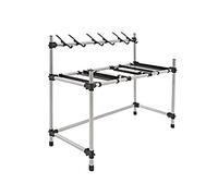 Portable DJ Booth Stand For Turntables & CDJs 121 x 160 x 59cm