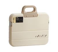 Portable Document Bag, 375g PP A4 Paper File Folder Carrying Bag with Lock File Storage Case with Handle for Home, Office, School, Travel