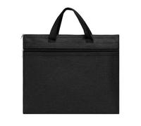 Portable Document Bag A4 Document Holder Pouch File Case Briefcase Waterproof Oxford Bag with Handle Pockets Files Tote Bag Stationery Organizer for Office School Books Meeting Travel