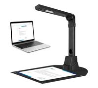 Portable Document Camera & Scanner 200 Language OCR USB 2.0 A3 Scanner with A4 Format, Auto Focus, LED Light, 12 Million Pixels, for Teacher Classroom Office, WIN only