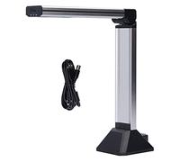 Portable Document Camera Scanner, A4 Size High Speed Document Camera for Office and Presentation, 8MP Main Camera with 3MP Secondary Camera, Converts to PDF Word Excel, Includes