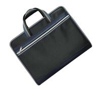 Portable Document Organizer with 13 Separate Storage, Black | Dedicated Pockets for Different Paper Groups, Carry-Ready Handled Format, Organized Documents Between Locations