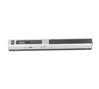 Portable Document Scanner 300/600/900DPI Handheld Image A4 Colour Photo Scanner JPG/PDF Format for Lawyers Businessmen Archivists (Silver)