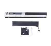 Portable Document Scanner, Hand Held USB Image Scanner A4 Colour Photo Mobile Scanner, 900DPI Handheld Scanner Wand for Home Travel Office (Silver)