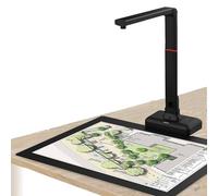 Portable Document Scanner with OCR, Auto Flatten & Fingerprint Removal, Foldable Design for Easy Storage, Ideal for Windows & macOS Users
